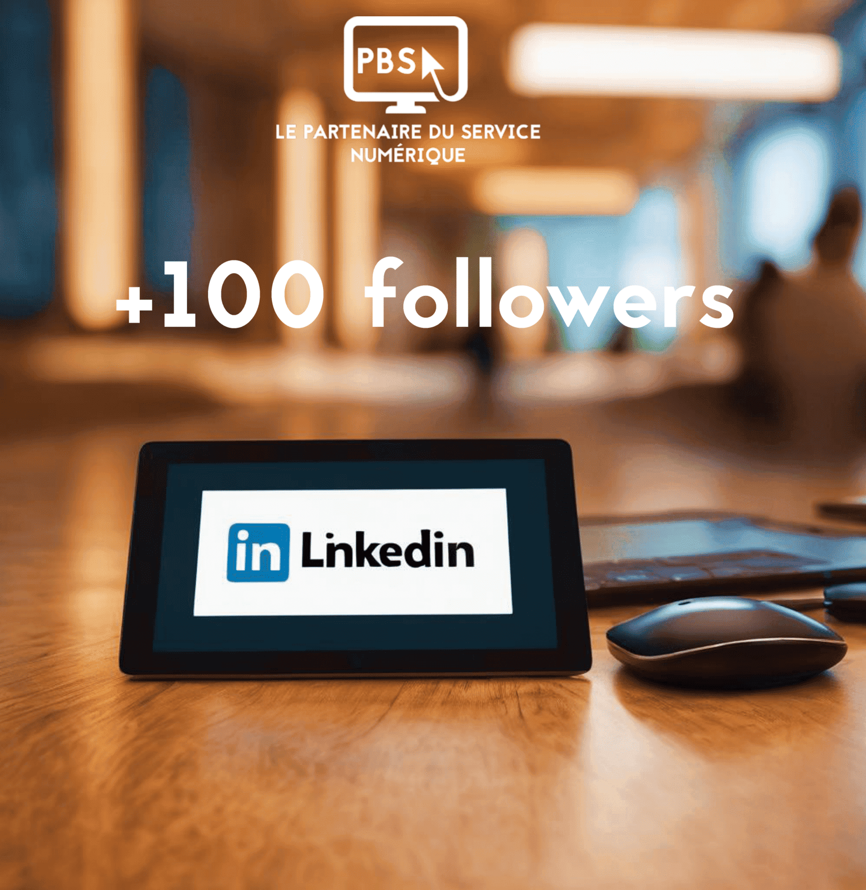 PBS a dépassé la barre des 100 abonnés sur LinkedIn